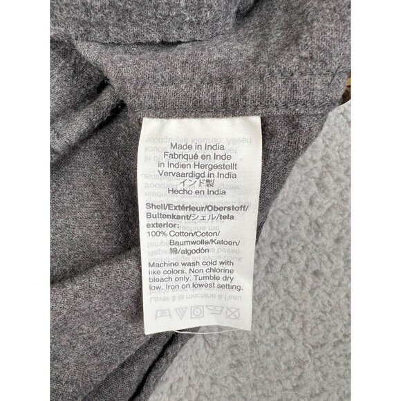 J.CREW Button Up Outdoor Heavy Work Shirt Mens XL Cotton Elbow Patch Gray - Picture 5 of 13